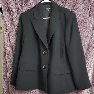 Kasper suit blazer, black 18W